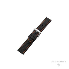 Double Color Silicone Black Strap