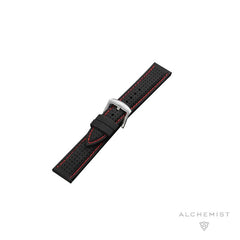 Double Color Silicone Black Strap